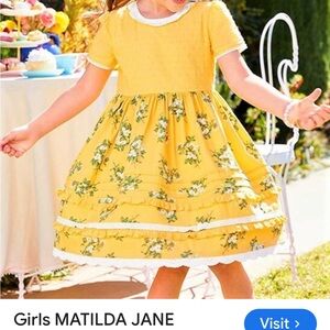 Matilda Jane Sunny Yellow Floral Dress